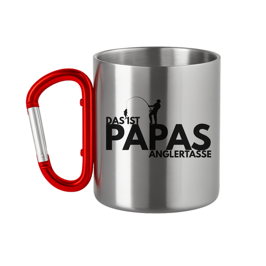 Karabinertasse Das ist Papas Anglertasse