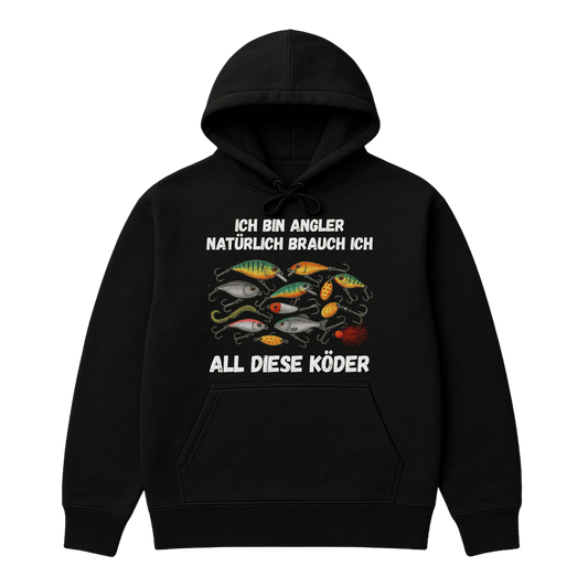 Hoodie Ich bin Angler