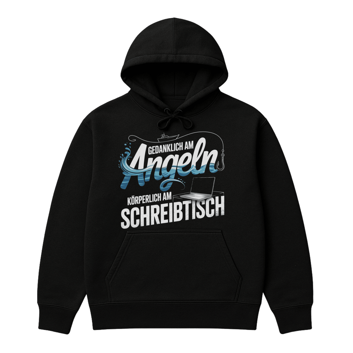Hoodie Gedanklich am Angeln