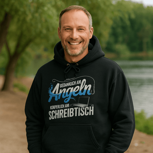 Hoodie Gedanklich am Angeln