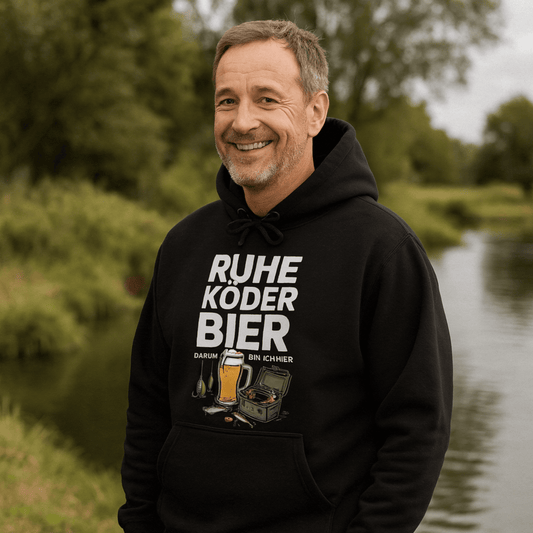 Hoodie Ruhe Köder Bier