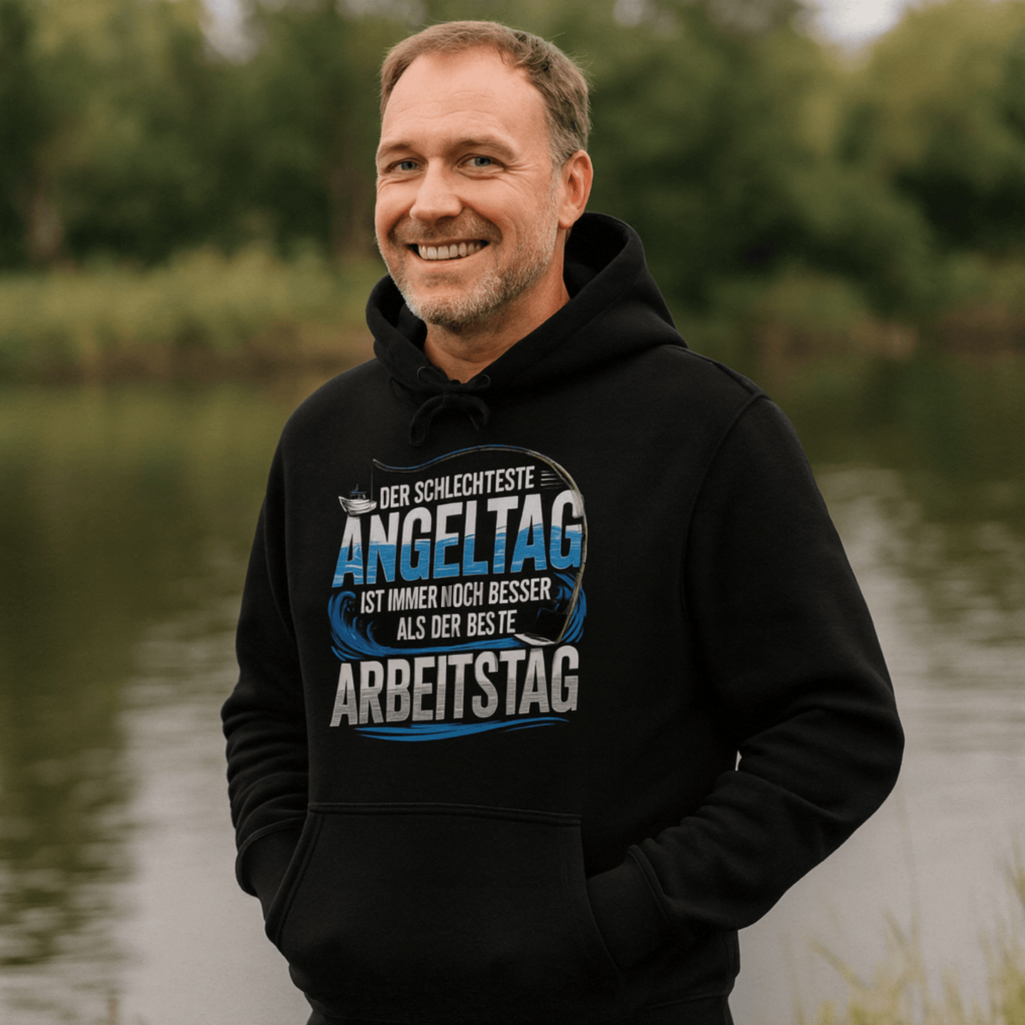 Hoodie Der schlechteste Angeltag