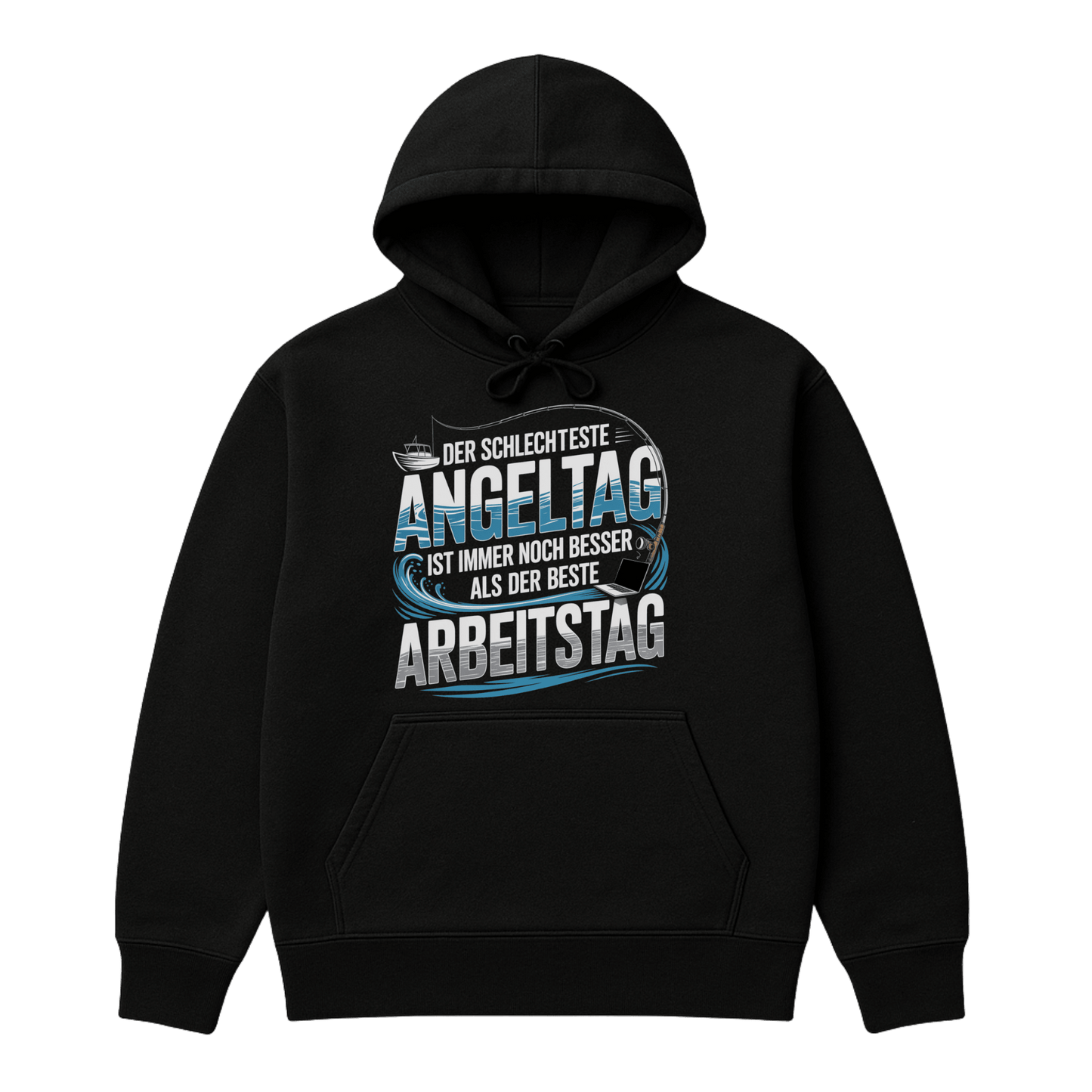 Hoodie Der schlechteste Angeltag