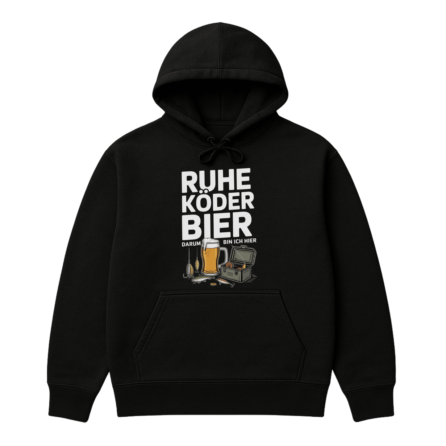 Hoodie Ruhe Köder Bier