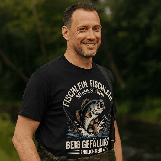 T-Shirt Fischschlein Fischlein sei kein Schwein