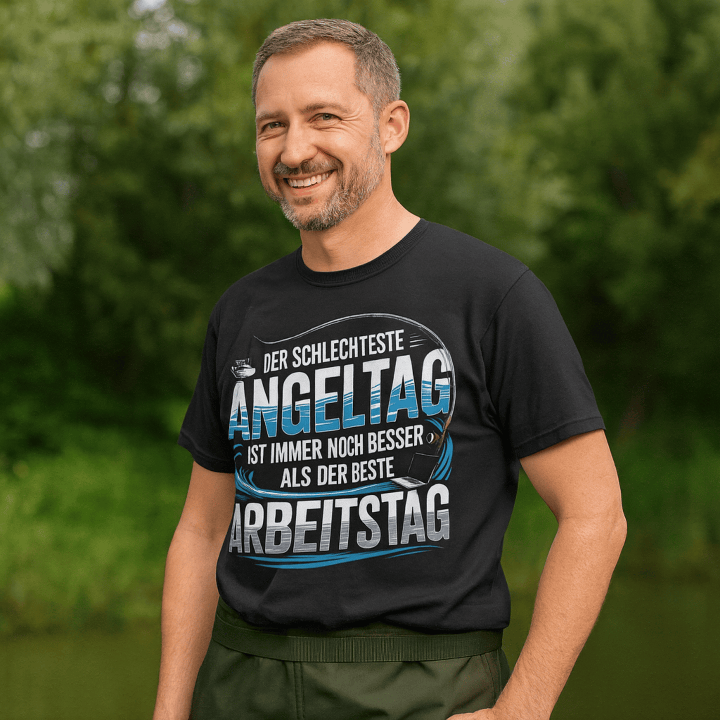 T-Shirt Der schlechteste Angeltag