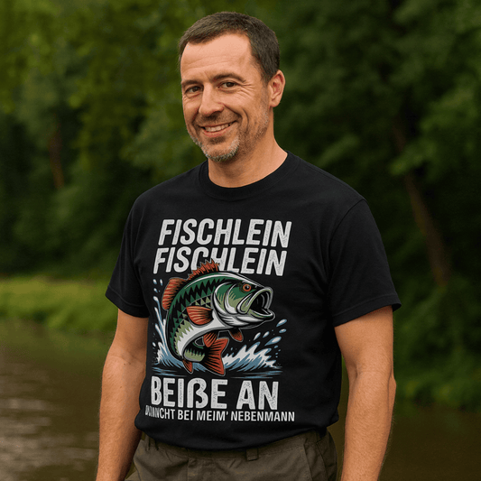 T-Shirt Fischlein Fischlein beiße an