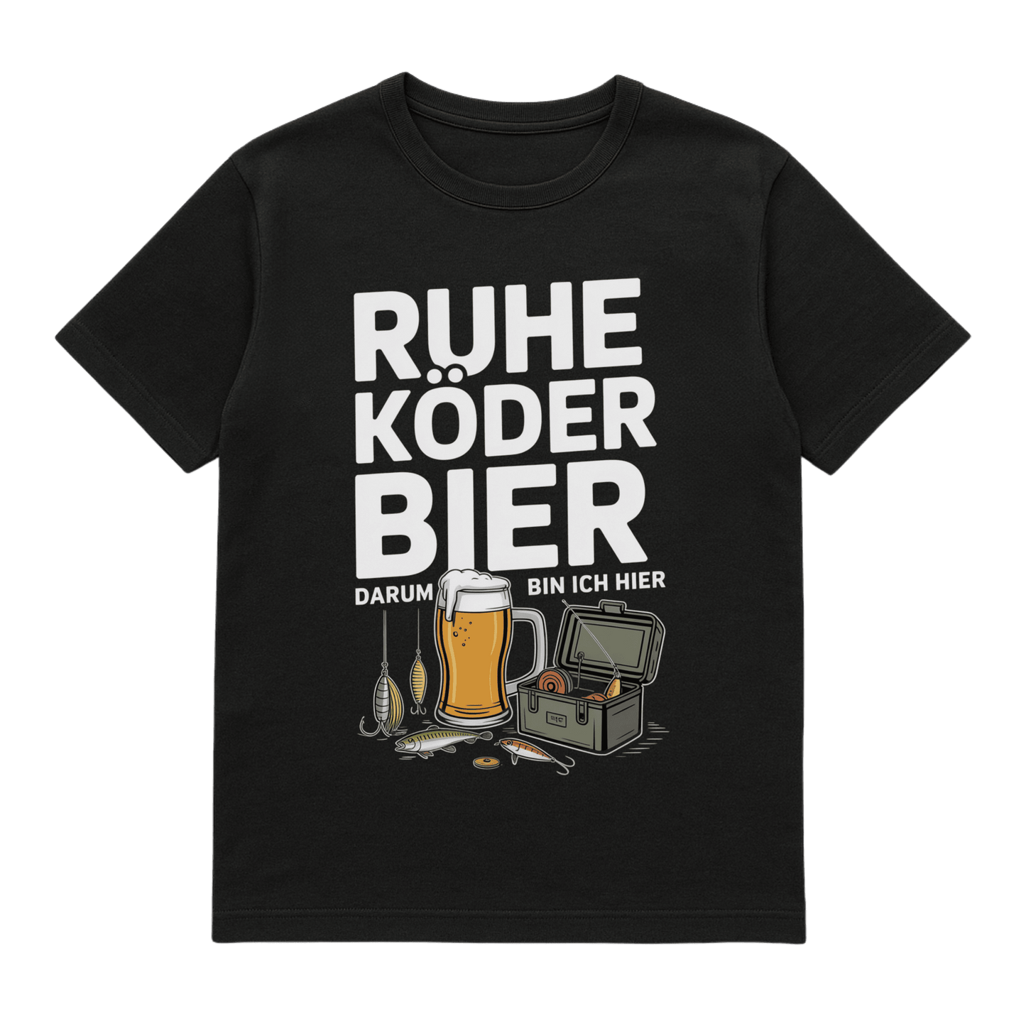 T-Shirt Ruhe Köder Bier