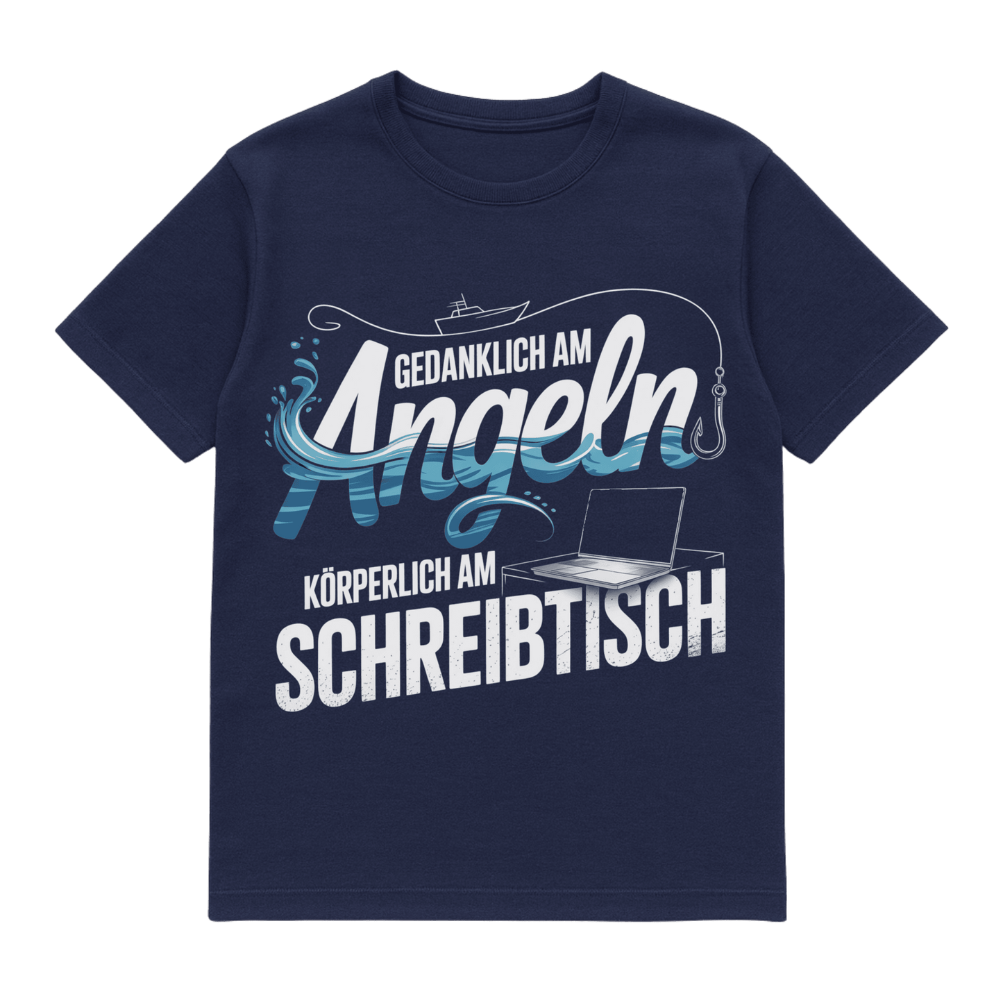 T-Shirt Gedanklich am Angeln
