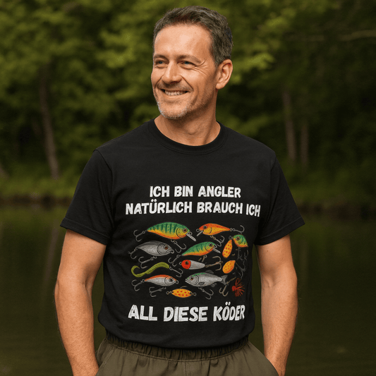 T-Shirt Ich bin Angler