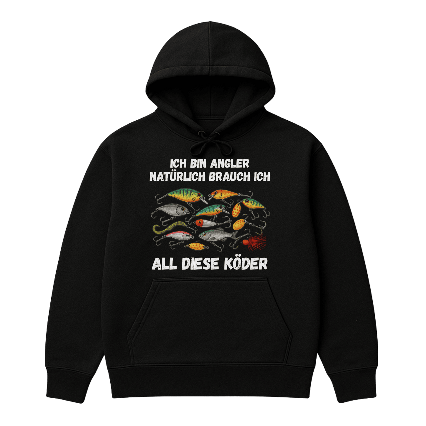 Hoodie Ich bin Angler