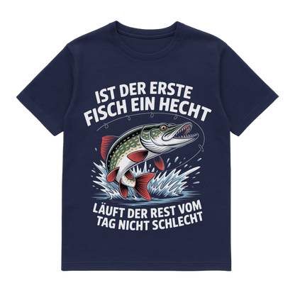 T-Shirt Ist der erste Fisch ein Hecht